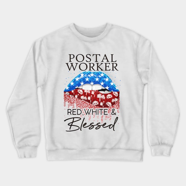 Postal Worker Crewneck Sweatshirt by janayeanderson48214